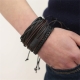 Men's leather bracelets: types and selection