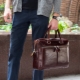 Men's leather bags: varieties, tips for choosing and care