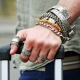 Men's silver bracelets: types, selection and wearing rules