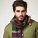 Men's scarves: varieties and choices