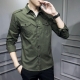 Features of men's military style shirts