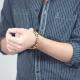 Gold men's bracelets: types, selection and wearing rules