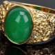 Мушки златни прстенови са смарагдом: могућности дизајна и тајне неге