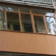 Vetrate in legno di balconi e logge