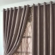 Ideas for curtains on eyelets in the bedroom