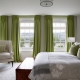 ما هي الستائر الخضراء لغرفة النوم وكيف تختارها؟