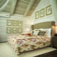 Interior design di una camera da letto in campagna