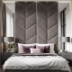 Soft wall panels for the bedroom