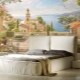 Wall murals in the interior of the bedroom