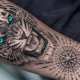 Przegląd męskich tatuaży tygrysich i ich rozmieszczenia
