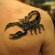 Viss par skorpiona tetovējumu vīriešiem