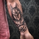 Anubis tetovējums vīriešiem